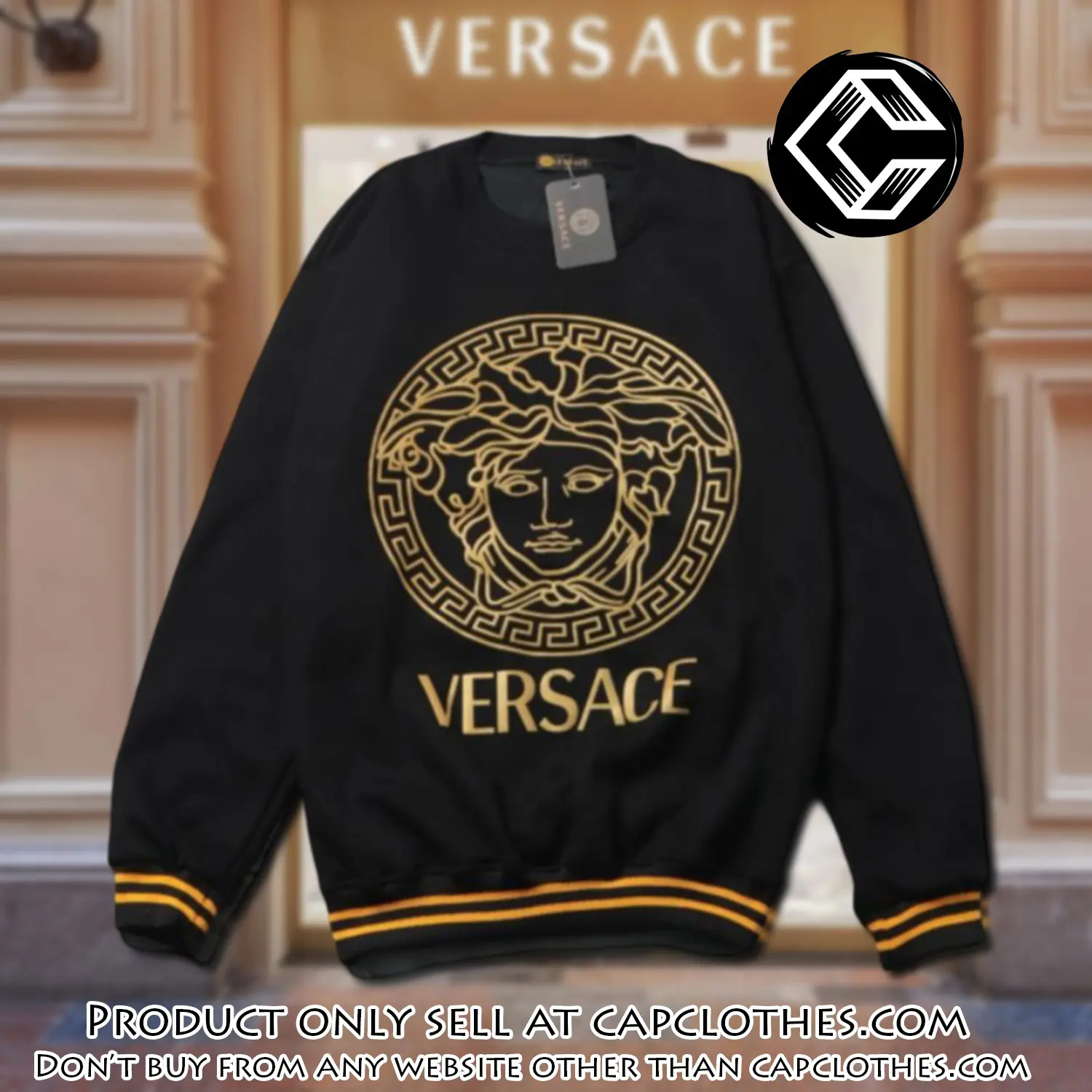 Versace luxury ugly sweater for winter lzu1419 cc0245798